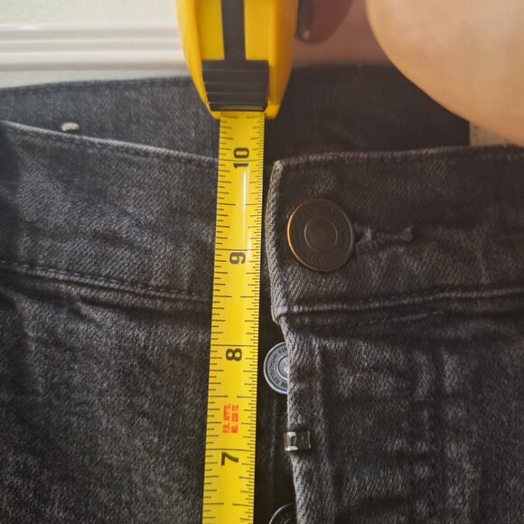 ALL SAINTS Washed Black Cigarette Skinny Fit Stretch Denim Jeans - Picture 8 of 9